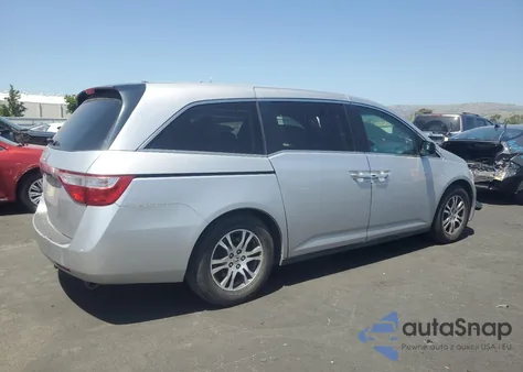 2012 Honda Odyssey Exl z USA, uszkodzony, nr VIN 5FNRL5H65CB095875